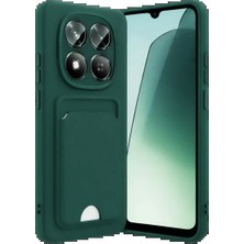 Techroid Xiaomi Redmi Note 15 Pro 5g Kelvin Kartvizitli Silikon - Koyu Yeşil