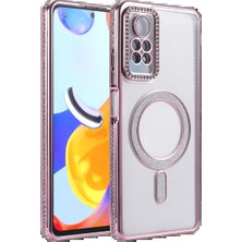 Techroid Xiaomi Redmi Note 12 Pro 4g Joke Simli Magneticsafe Kılıf - Pembe