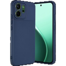 Techroid Oppo Reno 14F Auto Focus Karbon Kapak - Lacivert