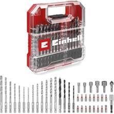 L-Case 40 Parçalı Uç ve Matkap Seti, 25 mm Uçlar, Hızlı Değiştirilebilir Uç Tutucu, Lokma Anahtar, Havşa, Metal, Beton ve Ahşap Matkap Uçları, Saklama Kutusu Dahil - 49109053
