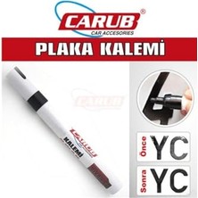 Carub Siyah Plaka Yazma Kalemi Plaka Boya Kalemi, CRB-065