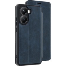 Techroid Xiaomi Poco X7 Pro Kılıf Flip Cover - Lacivert