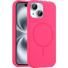 Techroid Joko Apple iPhone 15 Kılıf Jully Magsafe Kapak - Pembe