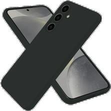 Techroid Samsung Galaxy S25 Kılıf Nano Içi Kadife Silikon - Siyah
