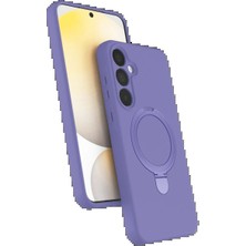 Techroid Samsung Galaxy A35 5g Regal Magsafe Standlı Kapak - Lila