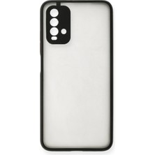 Techroid Xiaomi Redmi 9t Kılıf Montreal Silikon Kapak - Siyah