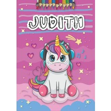 A4 21 x 29.7 cm 4 8 25 Fille Ans Motifs Avec Le Pr Nom Format French Edition Judith Livre De Coloriage Personnalis Pour Licorne Cadeau D Anniversaire