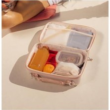 Frefly Store 4.0 Litre Kapasiteli Mini Yemek Taşıma Çantası, Pembe Kuvars