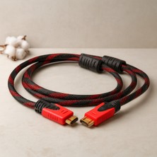 Techroid HDMI Kablo 1.5 M Örgülü (Hdtv, Full Hd)