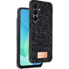 Techroid Onegif Samsung Galaxy A16 5g Bright Simli Kapak - Siyah