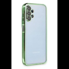 Samsung Galaxy A13 4g Kılıf Razer Lensli Silikon - Yeşil
