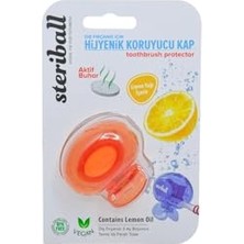 Diş Fırçası Koruma Kabı, Limon Kokulu Yetişkin 2'li Manuel Diş Fırçaları Için (Karma Renk) (2 Adet Diş Fırçası Koruma Kabı)