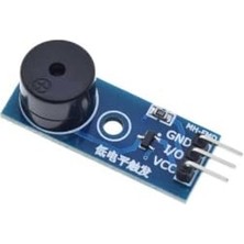 Arduino Uyumlu Aktif Buzzer Ses Modülü, Alarm ve Ses Uyarısı, Mavi