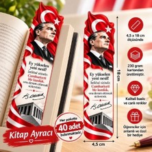 Ti Play 29 Ekim Cumhuriyet Bayramı Karton Kitap Ayracı 40' Lı Paket