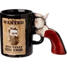 3D Silah Tasarımlı Kupa Bardak - Ned Kelly Aranıyor