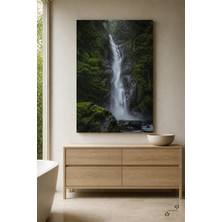 Tropikal Büyük Şelale — 30×40 cm Kanvas Tablo