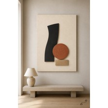 Minimalist Form Çalışması — 30×40 cm Kanvas Tablo