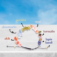 Bileklik — Terazi Burcu Doğal Taş Ayarlamalı