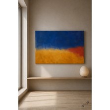 Kromatik Alan Kompozisyonu — 30×40 cm Kanvas Tablo