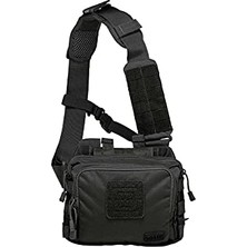 Taktik Sling Cephane Çantası; 2-Banger Tabanca Çantası Crossbody Omuz Paketi, Stil 56180ABR, Siyah, Askılı Sırt Çantaları