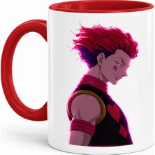 Desene Bak Hunter x Hunter Hisoka Baskılı Seramik Hediye Kupa Bardak Kişiye Özel Kişiselleştirilebilir Anime