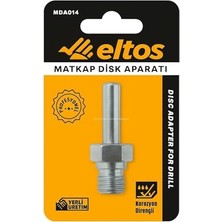 Matkap Disk Aparatı, M14, Matkap Uyumlu, Korozyon Dirençli, Disk Altlığı Bağlama
