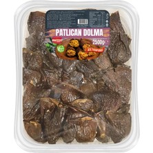 Geleneksel Kuru Patlıcan Dolması 2.5 Kg; 2500 G Büyük Boy, Vegan Koruyucusuz Katkısız Hazır Yemek