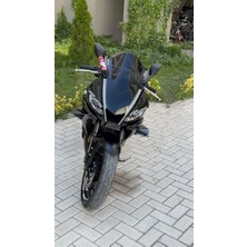 Yamaha ile Uyumlu R25 Rüzgar Kiti (Parlak Siyah)