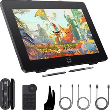 Die Grup Tr Xppen Artist Pro 24 Gen2 4K Ultra Hd Çizim Tableti, Ekranlı, Çift 16384 Kalem Basıncı Kalemi, Kablosuz Keydial, %99 Adobe Rgb, △ E <1 Tam Lamine Ag Kalem Ekranlı Grafik Tablet 23.8 Inç
