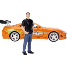 Jada 1:24 Fast & Furious Brian's 1995 Toyota Supra Mk4 Figürlü Set