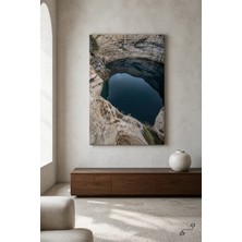 Karst Aynası — Kuşbakışı Manzara — 30×40 cm Kanvas Tablo