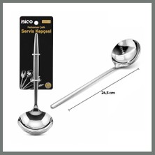 Bezos Krom Metal Servis Kepçe 24.5 cm Mmbz