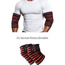 Savur Fitness Sarmalı Dirseklik Sakatlık Önleyici Destekleyici 2’li Spor Dirseklik Elbow Sleeve Ağrı Önleyici