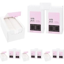 Yumuşak Makyaj Temizleme Pamuğu Silk Feel Cotton Puff, 80 Adet 4 Paket