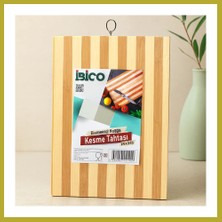 Bezos Bambu Kesme Tahtası 24X34X1.3 cm - Metal Kulplu Bcks