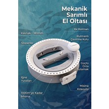 Ulu Atölye Mekanik Sarımlı Profesyonel El Oltası Seti (50M Misina + Dip Takımı + 25GR Kurşun)