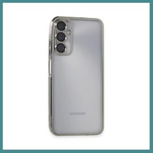 Bezos Samsung Galaxy A05S Uyumlu Kılıf Lensli Silikon - Gümüş Mac