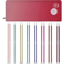 Tek Uçlu Örgü Iğnesi Seti; Zing (35 Cm), 2,50,6,00 mm
