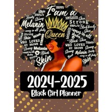 Black Girl Planner 2024-2025: 2 Years Schedule Organizer With Federal Holidays And Inspirational Quotes