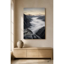 Sis Nehri — Hava Heykeli — 30×40 cm Kanvas Tablo