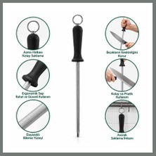 Bezos Bıçak Bileme Taşı 30 cm Metal Askılı Mmbz