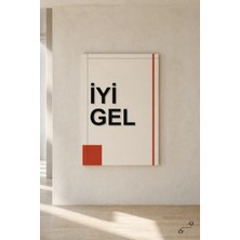 Iyi Gel — Ilham Verici Söz — 30×40 cm Kanvas Tablo