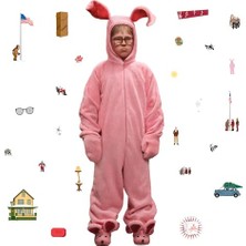 A Christmas Story Ralphie Bunny Suit Dev Duvar Çıkartmaları