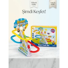 TeknoKapsül Happy Duck Otomatik Merdiven Tırmanan Işıklı ve Müzikli Ördek Seti