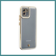 Bezos Samsung Galaxy A03 Uyumlu Kılıf Liva Lens Silikon - Beyaz Mac