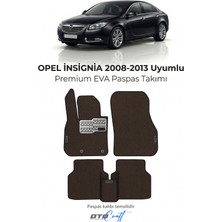 Otocraft Opel Insignia 2008-2013 Uyumlu Kahverengi 3D Havuzlu Eva Oto Paspas Takımı 5 Parça Araca Özel