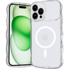 TeknoKapsül Joko Apple iPhone 15 Pro Max Vev Full Airbag Magsafe Kapak - Şeffaf