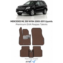 Otocraft Mercedes ml 350 W164 2005-2011 Uyumlu Taba 3D Havuzlu Eva Oto Paspas Takımı 5 Parça Araca Özel