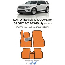 Otocraft Land Rover Discovery Sport 2015-2019 Uyumlu Turuncu 3D Havuzlu Eva Oto Paspas Takımı 5 Parça Araca Özel