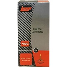 700X18/25C Ince Sibop Bisiklet Iç Lastiği 60 mm Fv